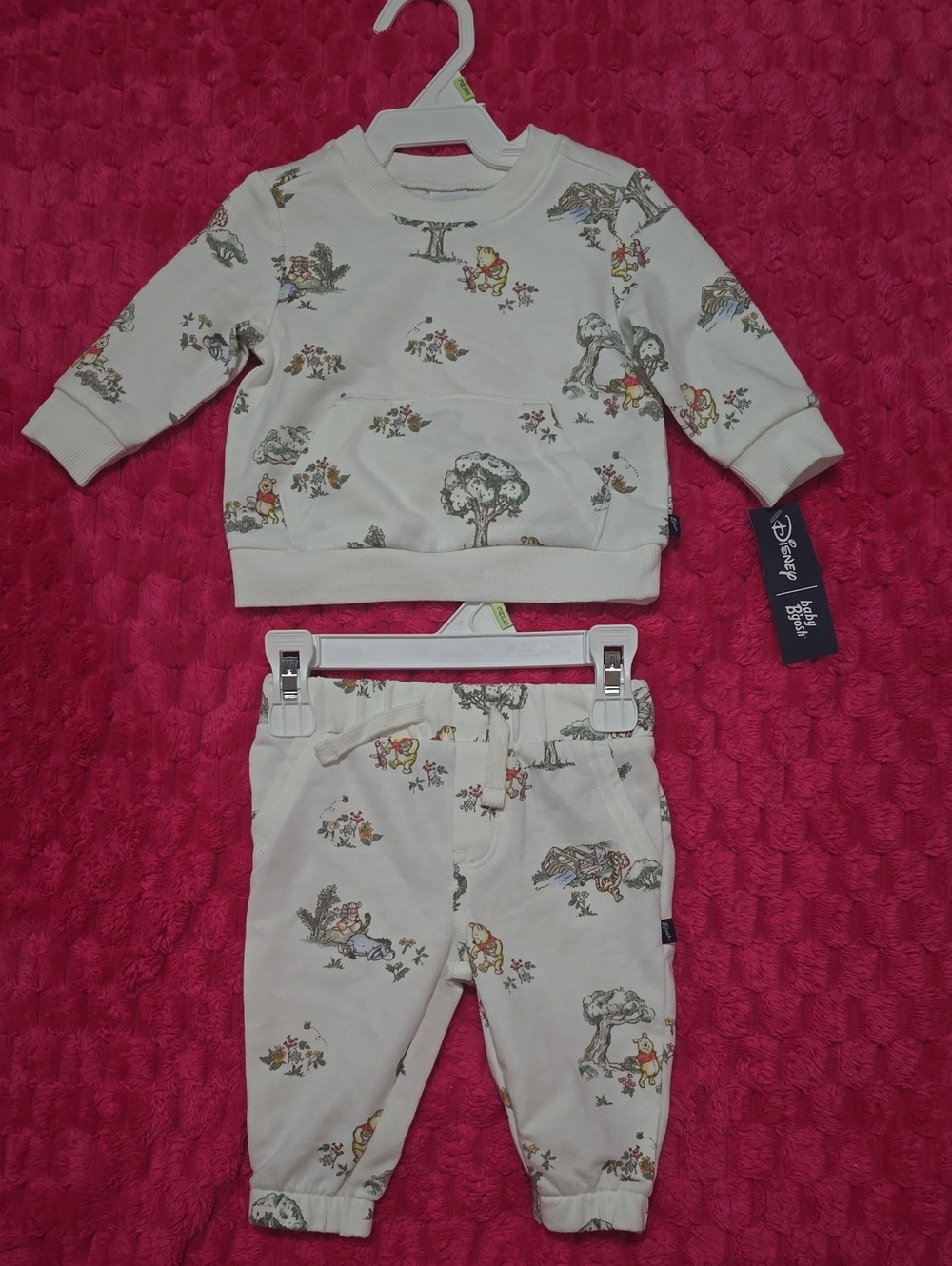 Disney Baby Cream Winnie the Pooh Kids Matching Set